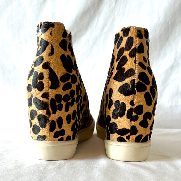 Coconuts by Matisse, "Lure", Tan and Black, Cheetah, Leather & Fur, Sz. 10, EUC - Picture 10 of 11